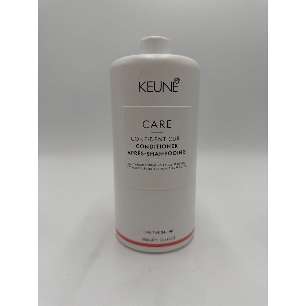 Keune Care Confident Curl Conditioner 1000ml 33.8oz for Curl Types 2A-4C